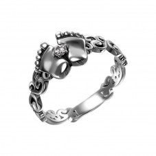 Кольцо 2050 Серебряные кольца и печатки