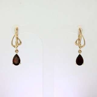 Серьги. Гранат. Арт.387Г из золота 585 пробы